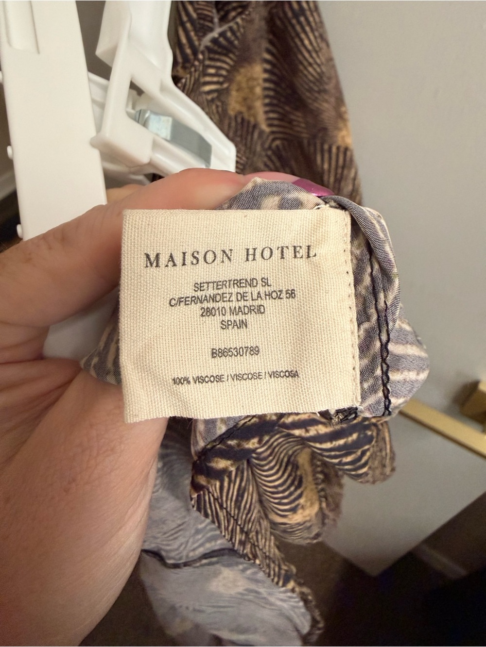 Maison Hotel Euro Boho Skirt - Picture 6 of 6